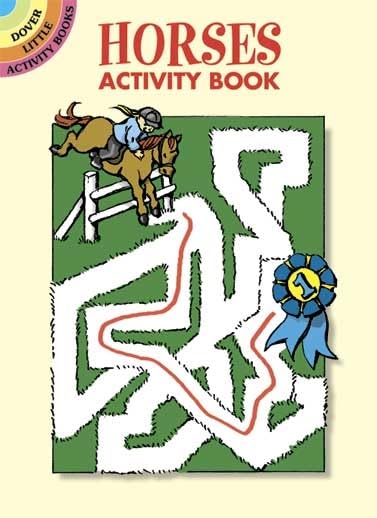 Horses Activity Book (Dover Little Activity Books: Animals),Used