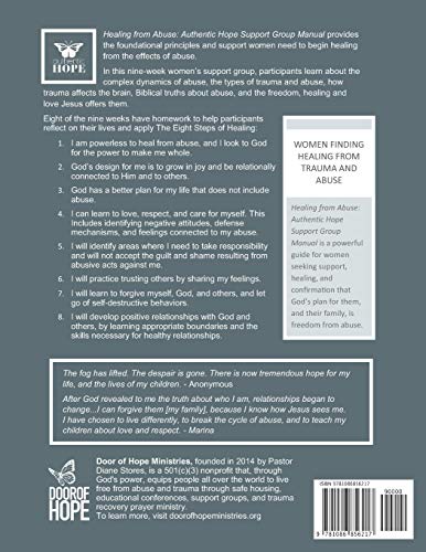 Healing from Abuse: Authentic Hope Women's Support Group Manual,Used