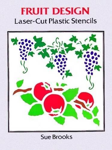 Fruit Design Lasercut Plastic Stencils,New