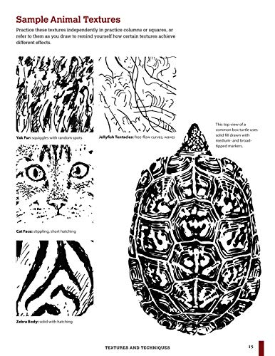 Learn To Draw Realistic Animals With Pen & Marker: From An Armadillo To A Zebra 26 Animals To Discover & Draw! (Design Originals