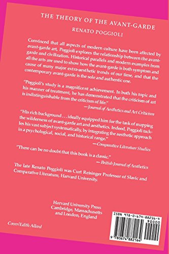 The Theory of the AvantGarde,Used