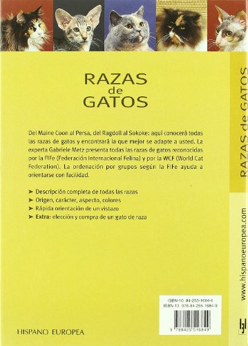 Razas de gatos (Spanish Edition),Used