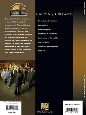 Casting Crowns: Piano PlayAlong Volume 65 (HalLeonard Piano Playalong Series),Used