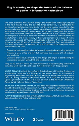 Fog for 5g and Iot (Information and Communication Technology),Used