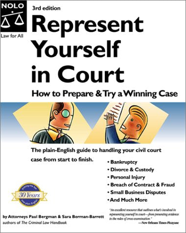 Represent Yourself in Court: How to Prepare & Try a Winning Case (3rd Ed),Used