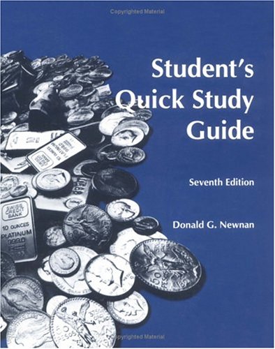 Student's Quick Study Guide for Engineering Economic Analysis,Used