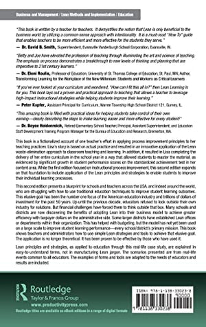 Optimizing Student Learning: A Lean Systems Approach to Improving K12 Education, Second Edition,Used