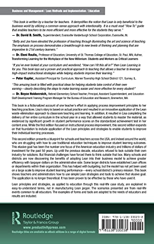 Optimizing Student Learning: A Lean Systems Approach to Improving K12 Education, Second Edition,Used