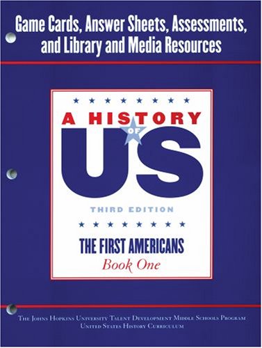 Johns Hopkins University Game Cards Answer Sheets Assessment Volume 1 Hofus (A ^AHistory of US),Used