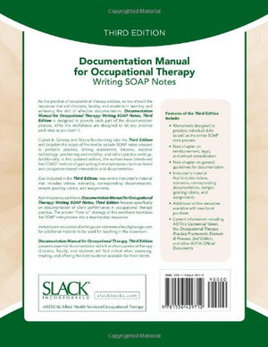Documentation Manual for Occupational Therapy: Writing SOAP Notes,New