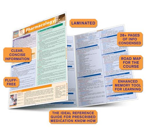 Pharmacology QuickStudy Laminated Reference Guide (QuickStudy Academic),Used