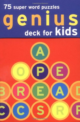 Genius Deck For Kids: 75 Super Word Puzzles (Genius Decks),New