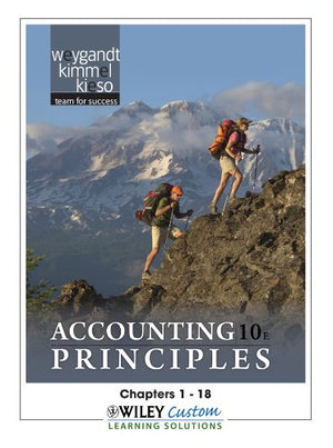 Accounting Principles 10th Edition Chapters 118 for MATC,Used