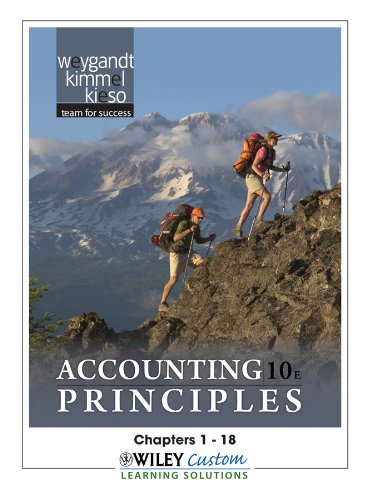 Accounting Principles 10th Edition Chapters 118 for MATC,Used