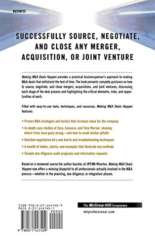Making M&A Deals Happen,Used