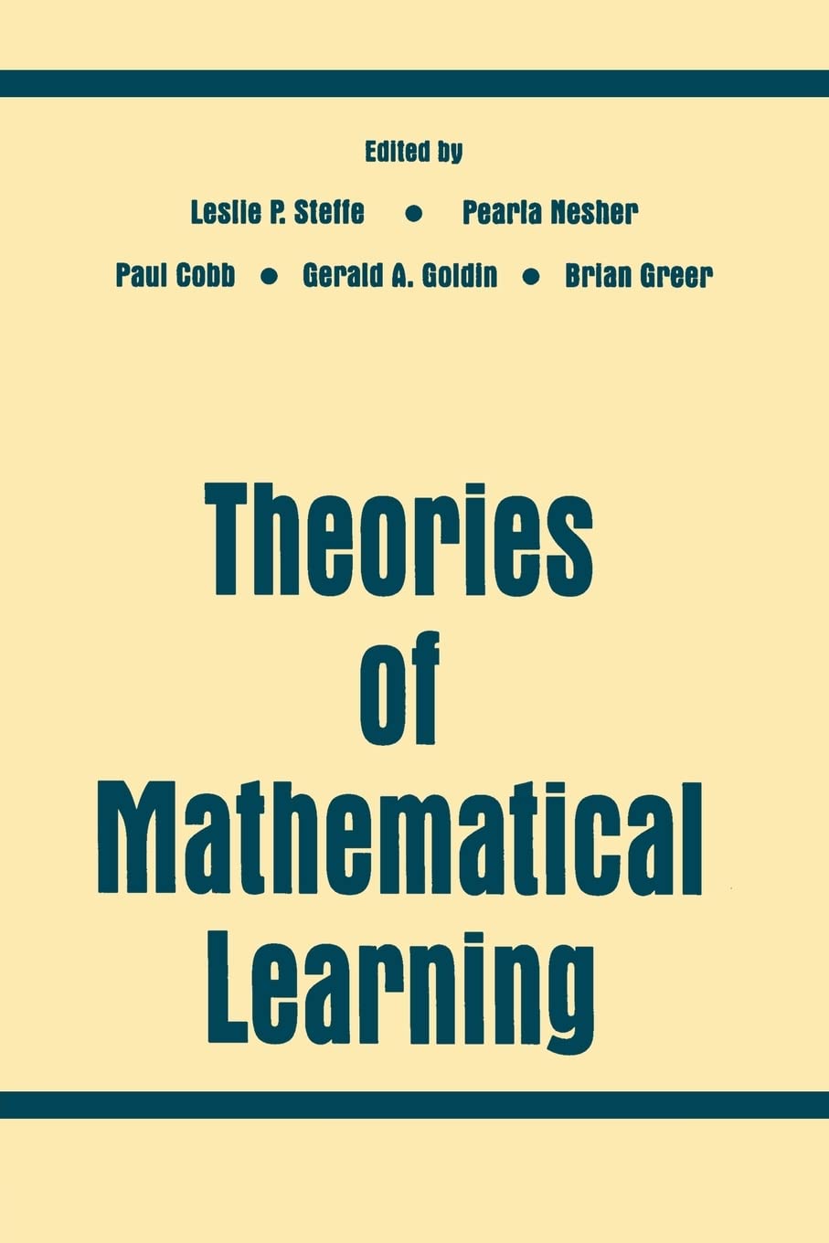 Theories Of Mathematical Learning,Used