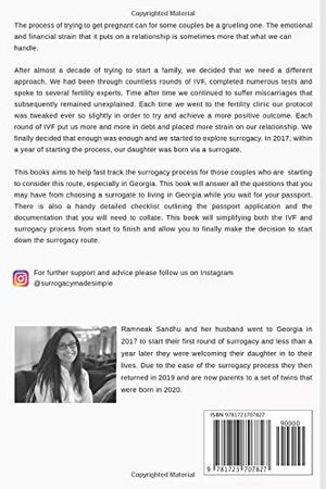 Surrogacy Made Simple: A Guidebook to Surrogacy in Georgia,Used