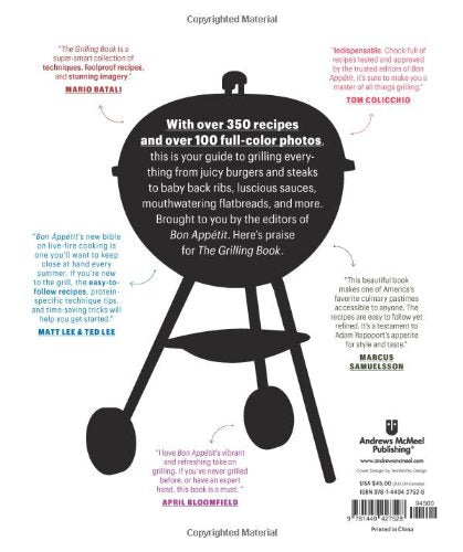 The Grilling Book: The Definitive Guide from Bon Appetit,Used