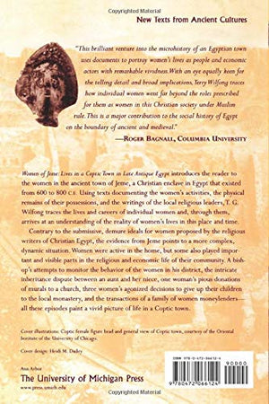 Women of Jeme: Lives in a Coptic Town in Late Antique Egypt (New Texts From Ancient Cultures),Used