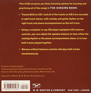 recordings to accompany THE SINGING BOOK,Used