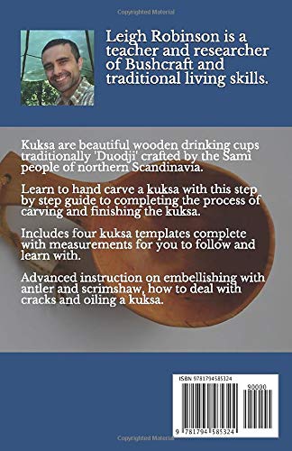 Bushcraft  Kuksa Carving.-new