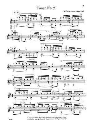 Guitar Works of Agustn Barrios Mangor, Vol 4,Used