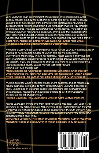 Happy About Joint Venturing: The 8 Critical Factors of Success,Used