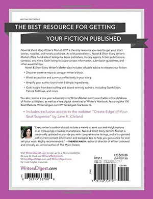 Novel & Short Story Writer's Market 2017: The Most Trusted Guide to Getting Published,Used
