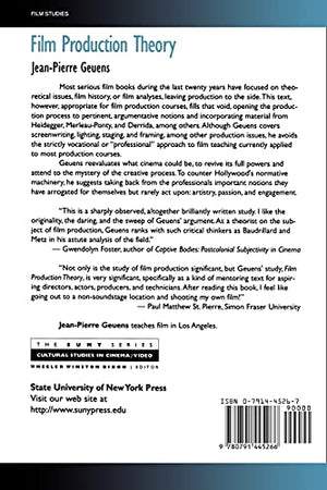 Film Production Theory (The Suny Series, Cultural Studies in Cinema/Video),Used