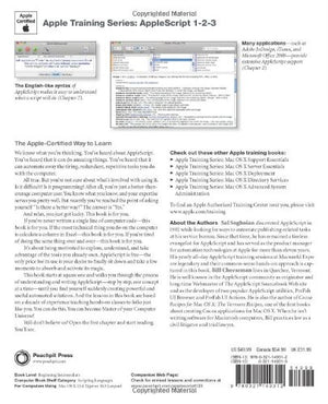 Apple Training Series: AppleScript 123,Used