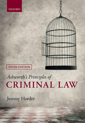 Ashworth's Principles of Criminal Law,Used