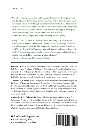 Labor Relations In A Globalizing World,New