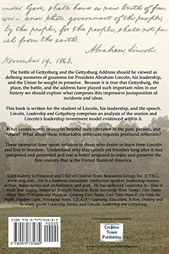 Lincoln, Leadership and Gettysburg,Used
