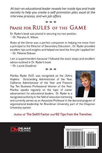 Rules of the Game: How to Win a Job in Educational Leadership,Used
