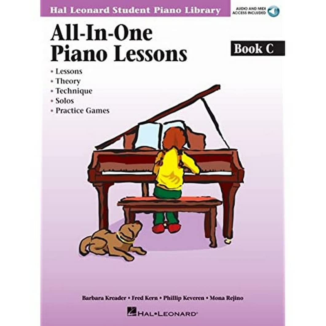 AllinOne Piano Lessons Book C Book/Online Audio (Hal Leonard Student Piano Library (Songbooks)),Used