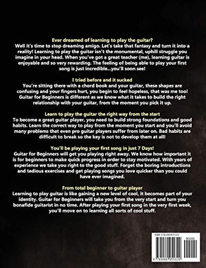 Guitar for Beginners: How to Play Your First Song In 7 Days Even If You've Never Picked Up A Guitar,Used