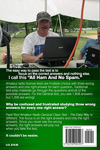 Pass Your Amateur Radio General Class Test  The Easy Way: 20192023 Edition (EasyWayHamBooks),Used