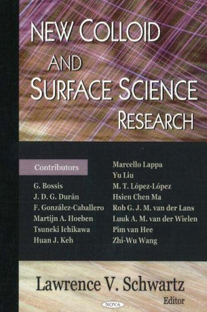 New Colloid and Surface Science Research,Used