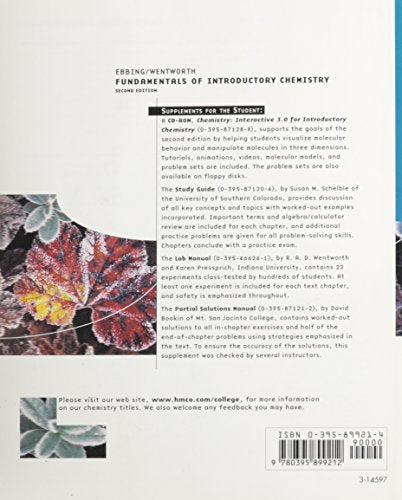 Fundamentals of Introductory Chemistry,Used