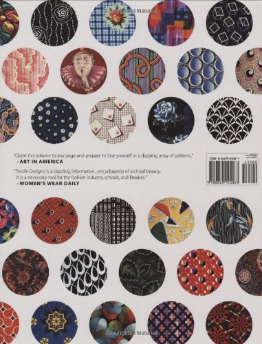 Textile Designs: Two Hundred Years Of European And American Patterns Organized By Motif, Style, Color, Layout, And Period,New