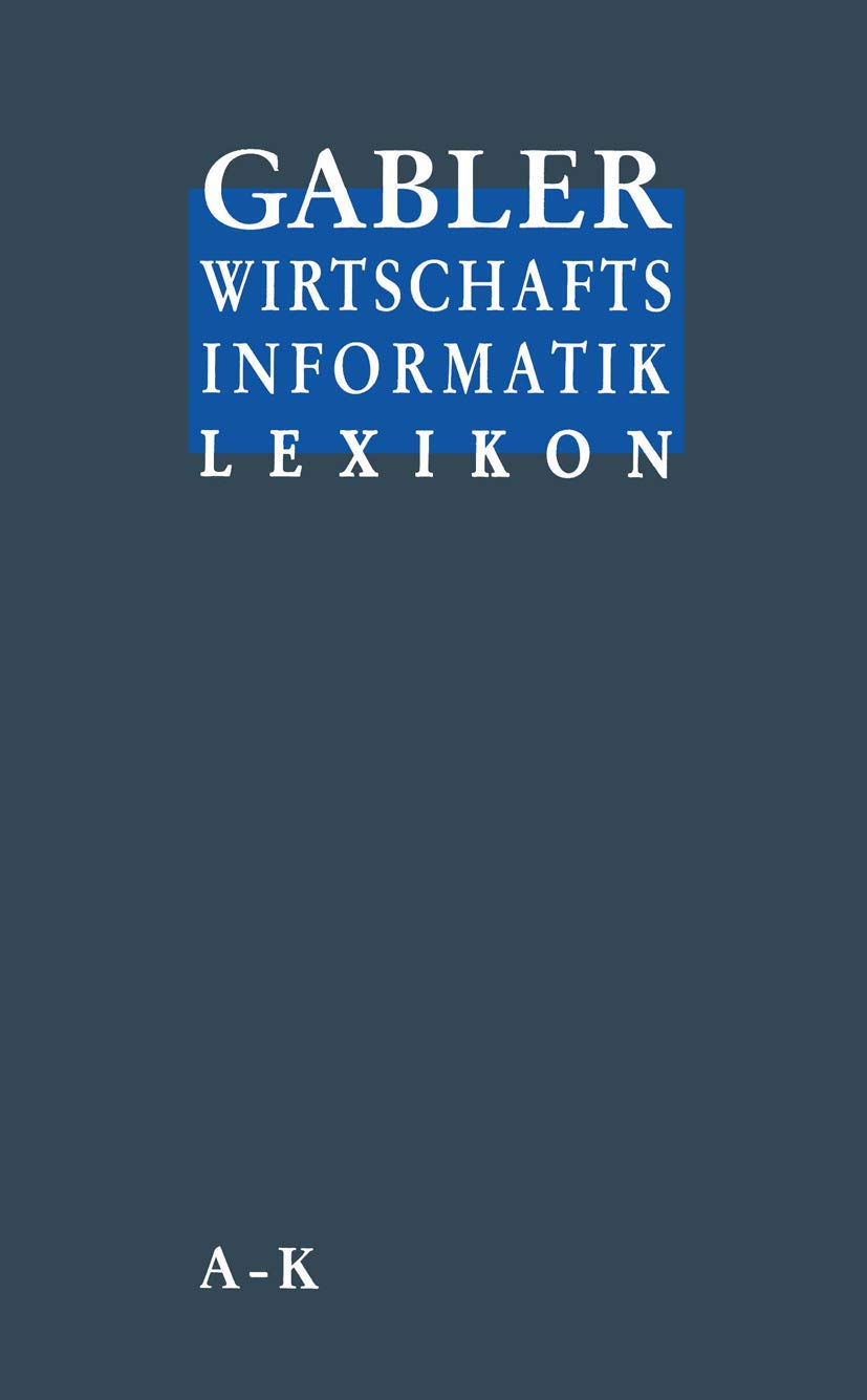 Gabler Wirtschafts Informatik Lexikon (German Edition),Used