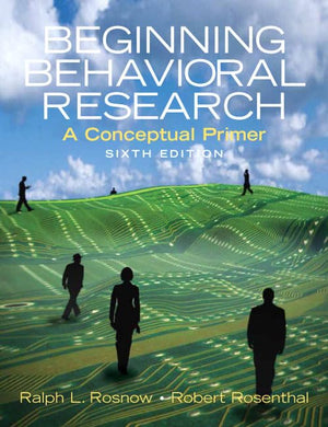 Beginning Behavioral Research: A Conceptual Primer,Used
