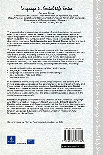 Sociolinguistics and Social Theory (Language in Social Life),Used