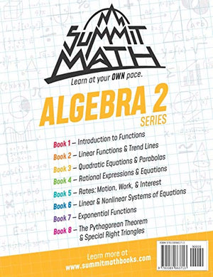Summit Math Algebra 2 Book 3: Quadratic Equations and Parabolas (Guided Discovery Algebra 2 Series  2nd Edition),Used