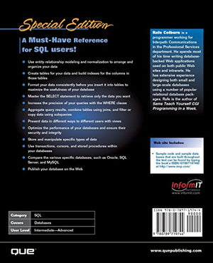 Special Edition Using SQL,Used