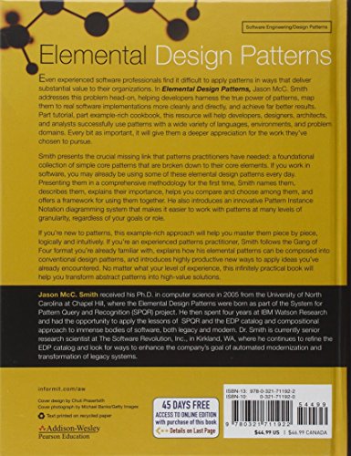 Elemental Design Patterns,Used