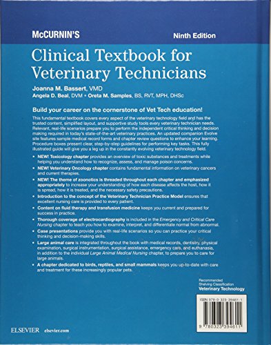 Saunders McCurnin's Clinical Textbook for Veterinary Technicians, Model 9780323394611