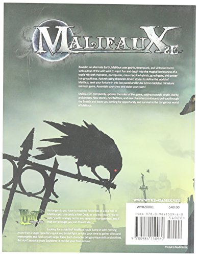 Wyrd Miniatures Malifaux Rule Book Kit,Used