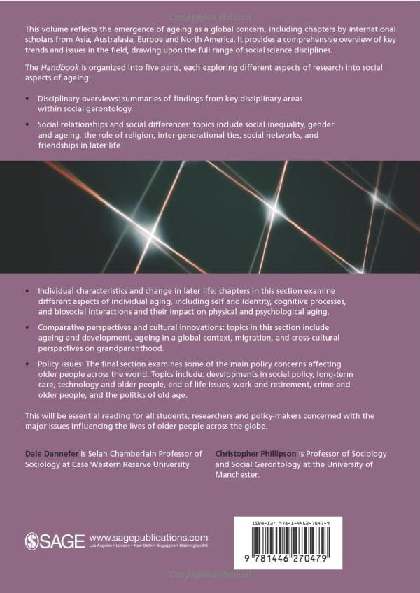 The SAGE Handbook of Social Gerontology,Used