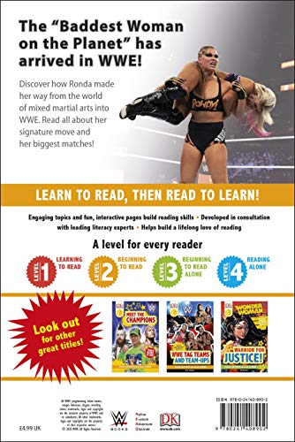 WWE Ronda Rousey (DK Readers Level 2),Used